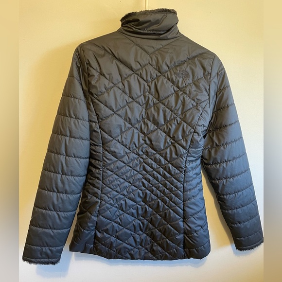 THE NORTH FACE- MOSSBUD INSULATED REVERSIBLE JACKET WOMEN'S small, black - Picture 3 of 6